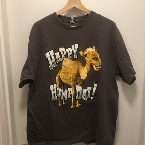 Happy Hump Day camel t-shirt mens XL